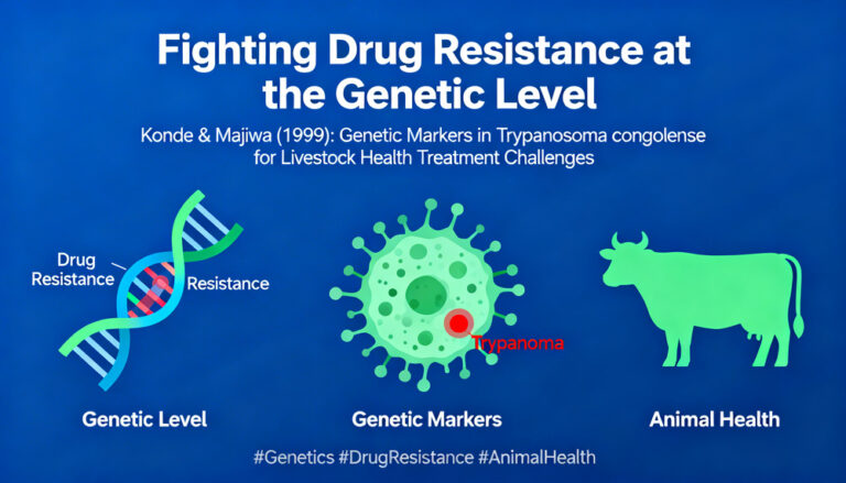 Konde, V. and Majiwa, P.O.A. (1999). Search for genetic markers for drug resistance in T. congolense. The workshop of EU-INCO-DC concerted Action on management of drug resistance, ILRI,
