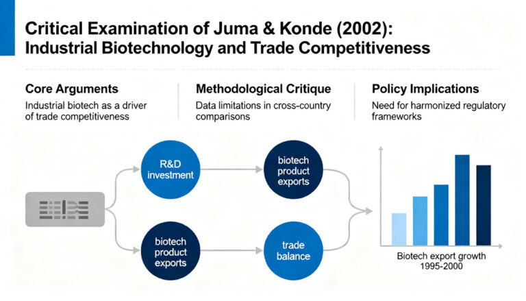 Juma, C. and Konde, V. (2002) Industrial Biotechnology and International Trade: Opportunities for developing countries, Discussion paper, CID, Harvard University.